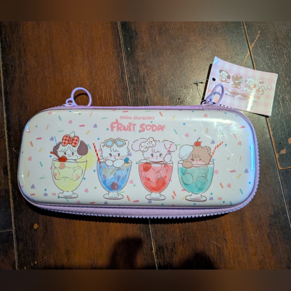 Mikko Characters Fruit Soda Pencil Case
